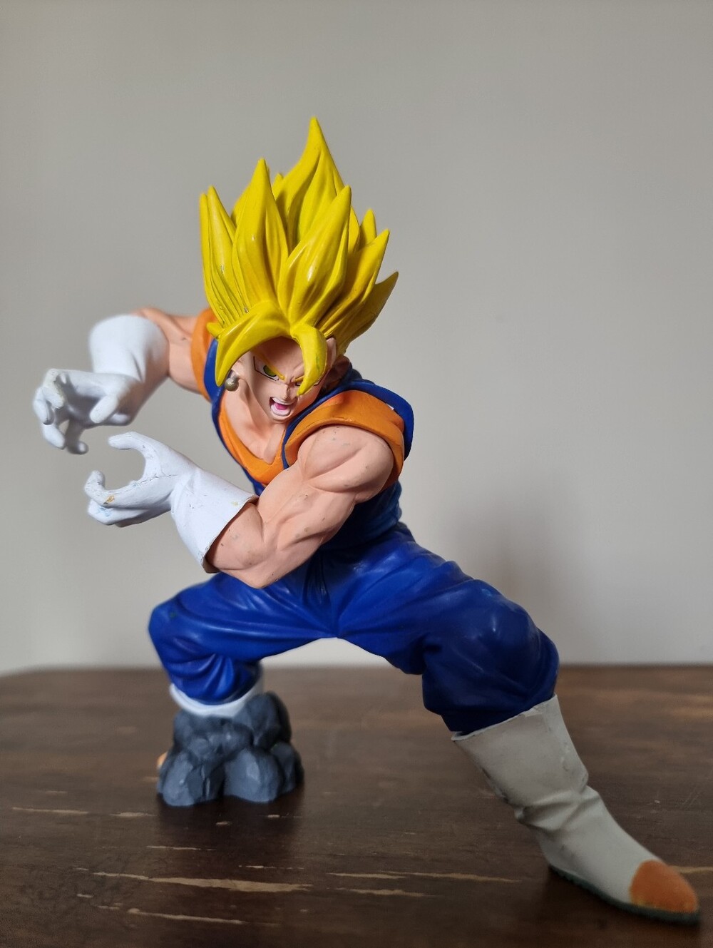 Dragon Ball Z Super Saiyan Vegito Action Figure - Yellow Hair, Blue Outfit